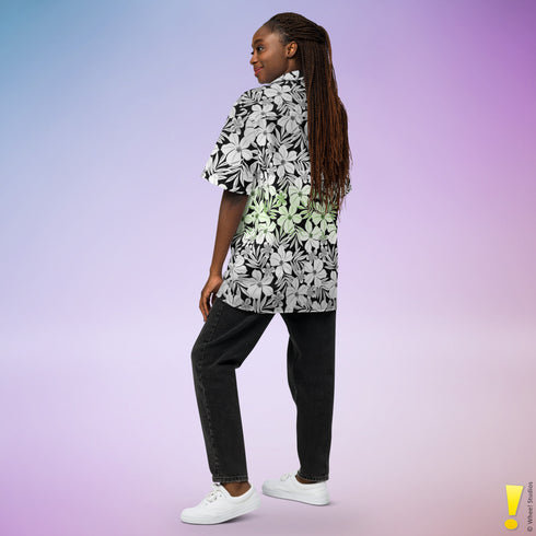 Agender Pride Aloha Hawaiian Shirt